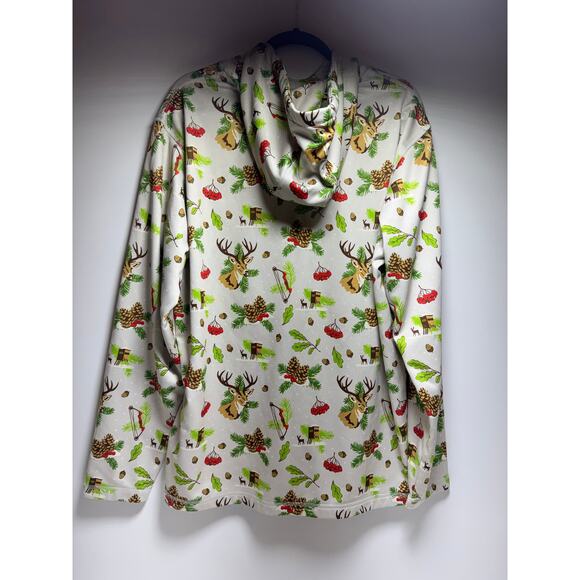 Magellan Outdoors Holiday Christmas Hoodie XL Pullover Kangaroo Pocket Lined - Picture 5 of 11